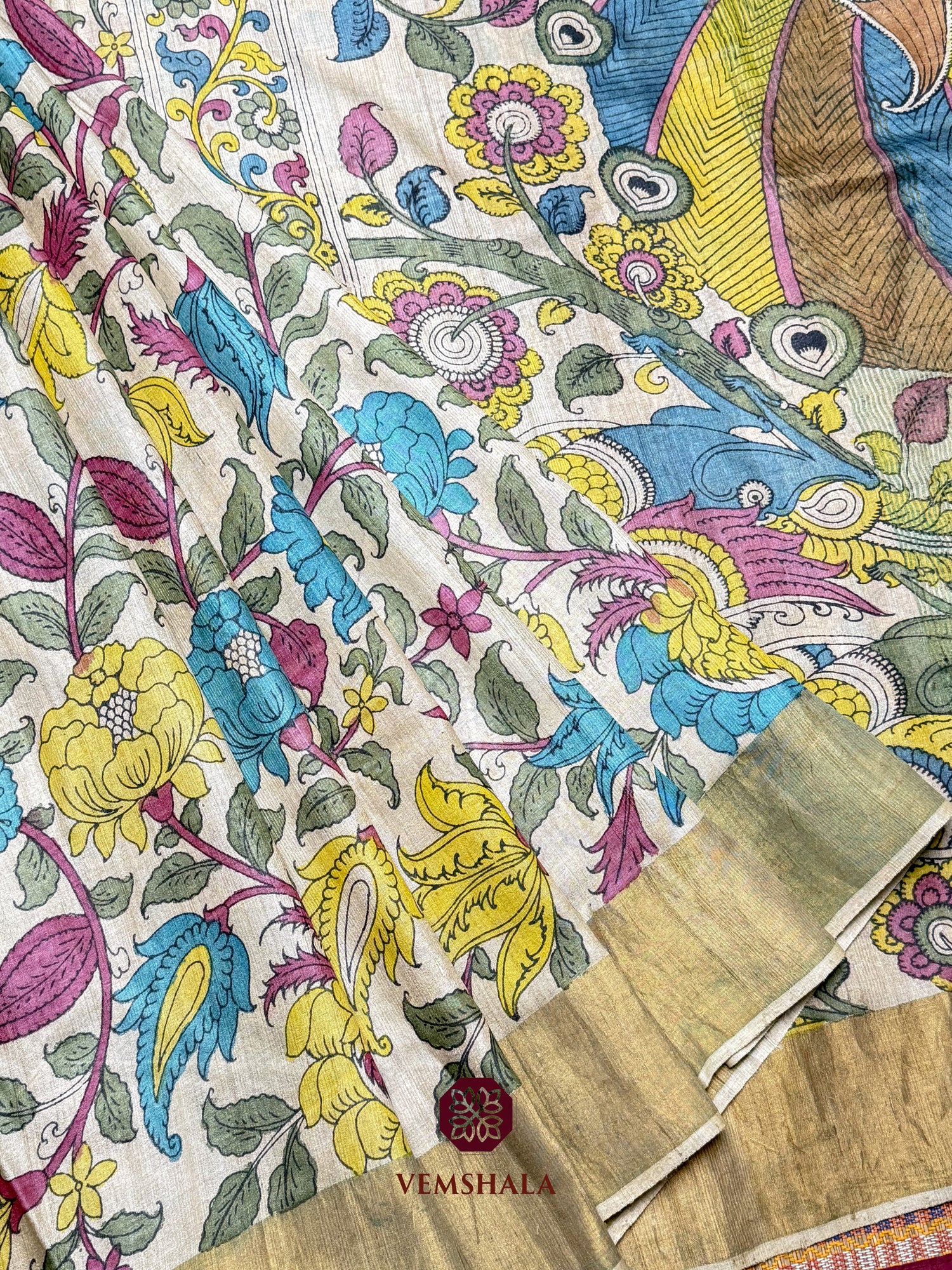 Pen Kalamkari Sarees