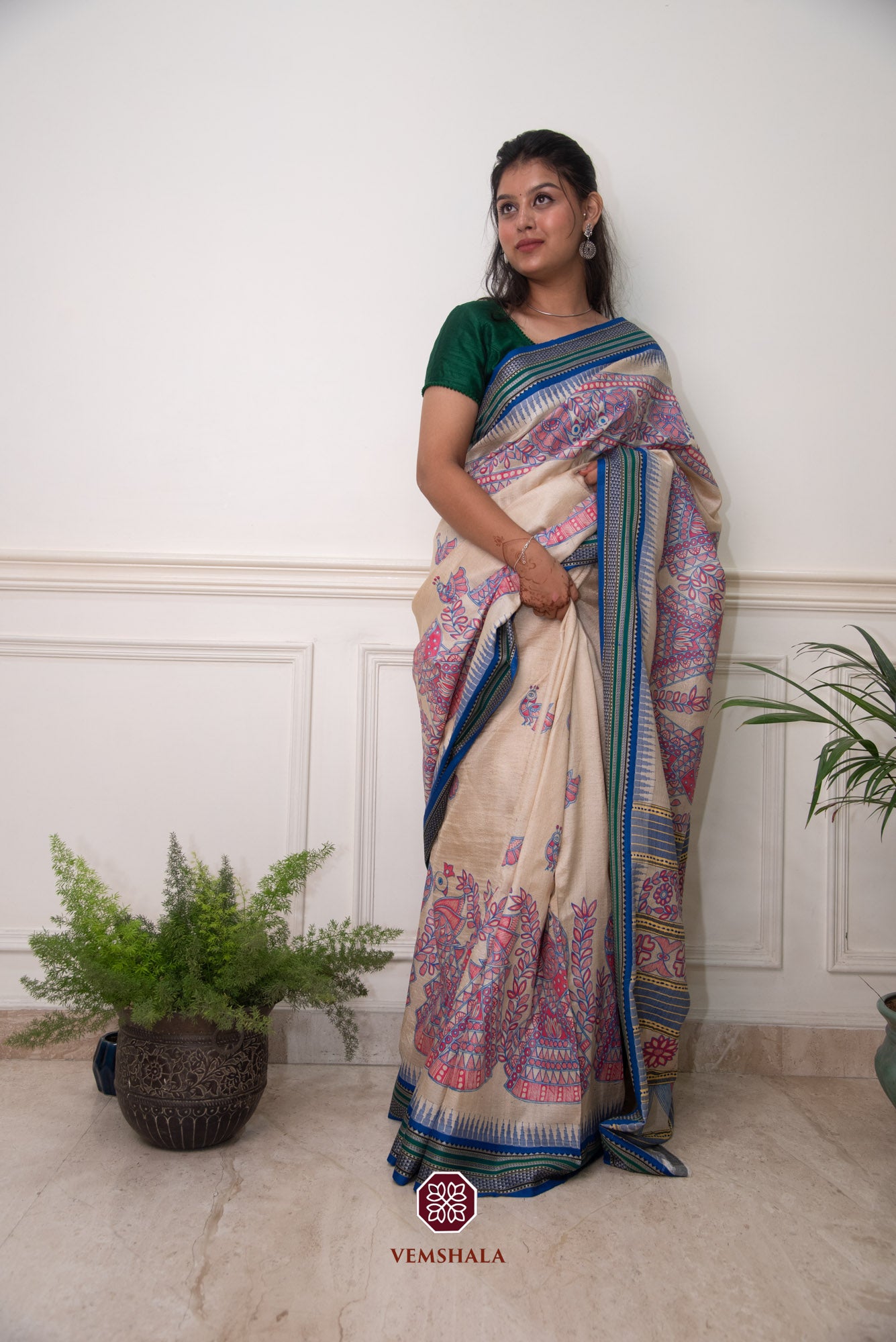 Madhubani Tussar Silk